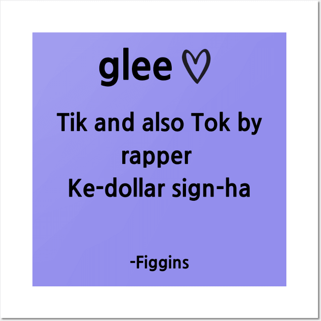 Glee/Mr. Figgins Wall Art by Said with wit